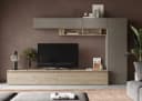 Home Affaire Infinity Wohnwand 6-tlg. Braun Grifflos Bild 2