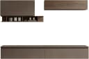 Home Affaire Infinity Wohnwand 6-tlg. Braun Bronze Holzstruktur Bild 1