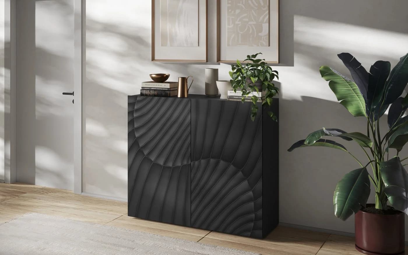 OTTO HOME Highboard Snake Anthrazit Modern Stauraum - Bild 2
