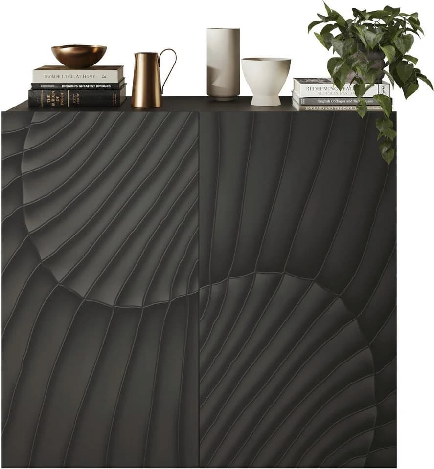 OTTO HOME Highboard Snake Anthrazit Modern Stauraum - Bild 4
