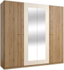 Drehtürenschrank HOME AFFAIRE Bitry Wäscheschrank Spiegeltür Beige Wildeiche Bild 3