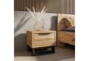 Home affaire Nachtkommode Bronne Braun Wotan Eiche Modern Bild 4