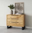 Home affaire Schubkastenkommode Bronne 3 Schubladen Wotan Eiche Bild 2