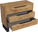 Home affaire Schubkastenkommode Bronne 3 Schubladen Wotan Eiche Bild 3