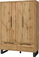 HOME AFFAIRE Bronne Kleiderschrank 145 cm Braun Holzoptik Bild 1