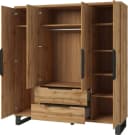 Home Affaire Kleiderschrank Bronne Braun Holzoptik 4 Türen Bild 3