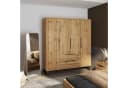 Home Affaire Kleiderschrank Bronne Braun Holzoptik 4 Türen Bild 5