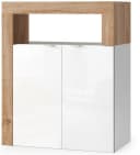 WELLTIME Unterschrank Hamburg 64x78 cm Weiß Eiche Cadiz NB Bild 2