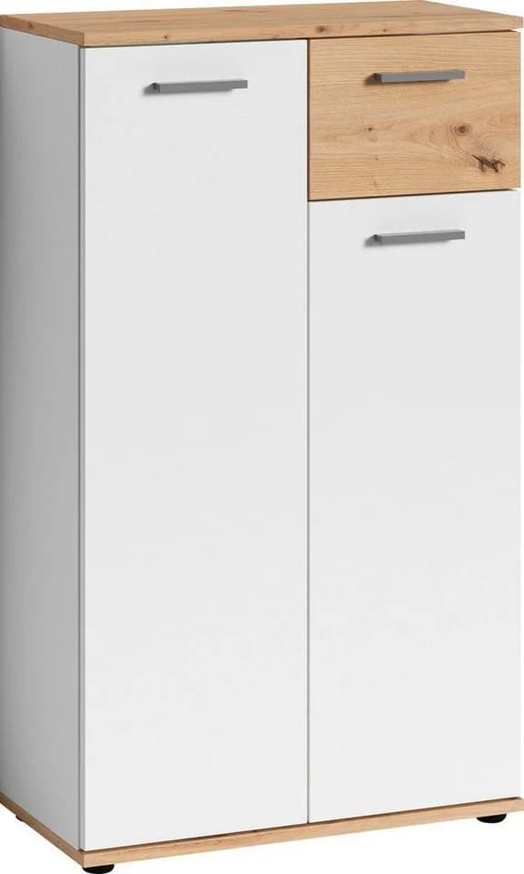 BYLIVING Jakob Schuhkommode Braun/Weiss FSC-Zertifiziert - Bild 3