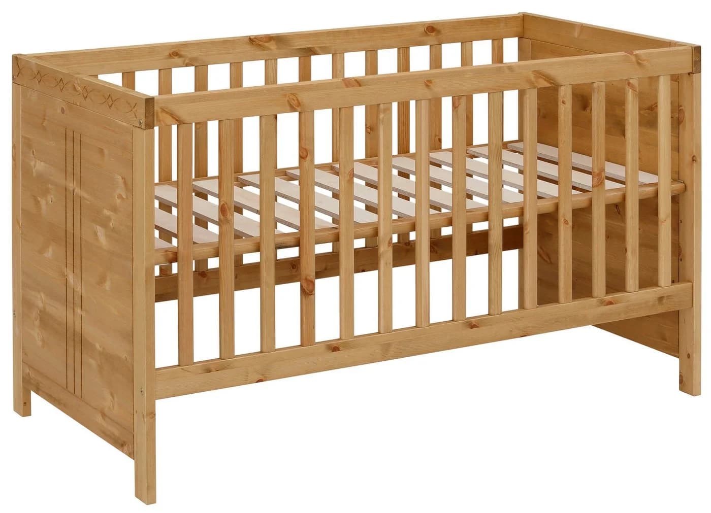OTTO HOME Babybett Indra Massivholz Kiefer Landhausstil Beige - Bild 4