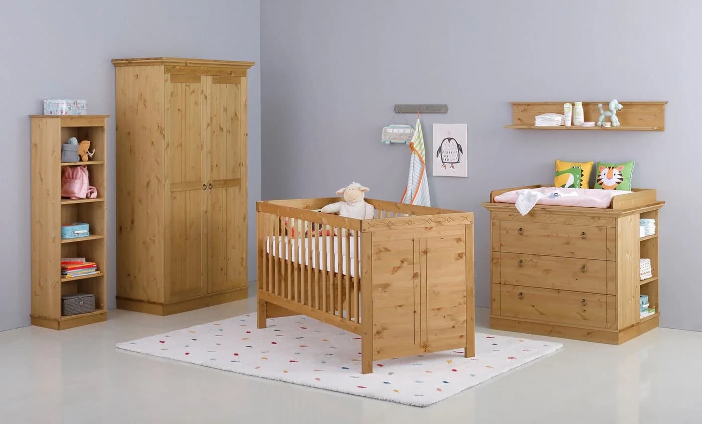 OTTO home Babyzimmer-Komplettset Indra 7-tlg. Kiefer Massivholz - Bild 2