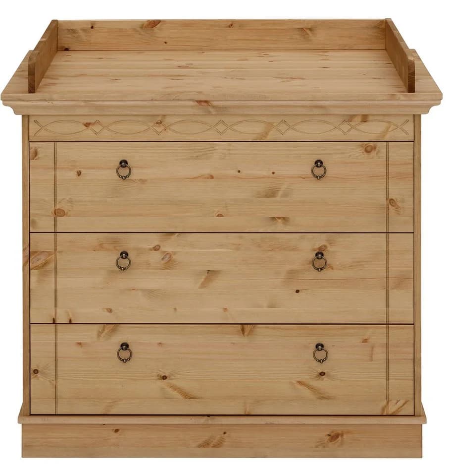 OTTO HOME Wickelkommode Indra Landhausstil Massivholz Kiefer - Bild 4