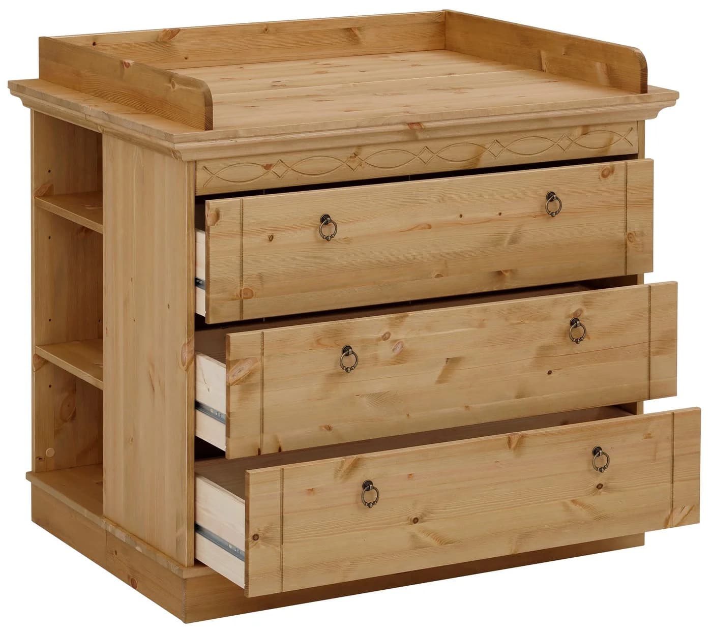 OTTO HOME Wickelkommode Indra Landhausstil Massivholz Kiefer - Bild 5