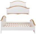 OTTO HOME Konrad Schlafzimmer-Set 4-tlg. Weiß/Gelb Massivholz Bild 5