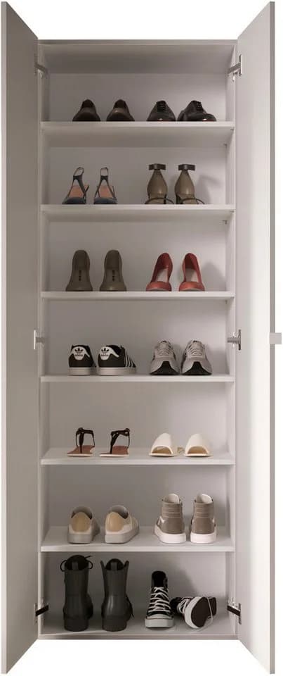 OTTO HOME Schuhschrank SMILE Weiß Hochglanz 7 Ebenen - Bild 2