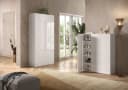 OTTO HOME Schuhschrank SMILE Weiß Hochglanz 95x184cm Bild 1