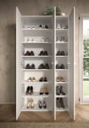 OTTO HOME Schuhschrank SMILE Weiß Hochglanz 95x184cm Bild 4