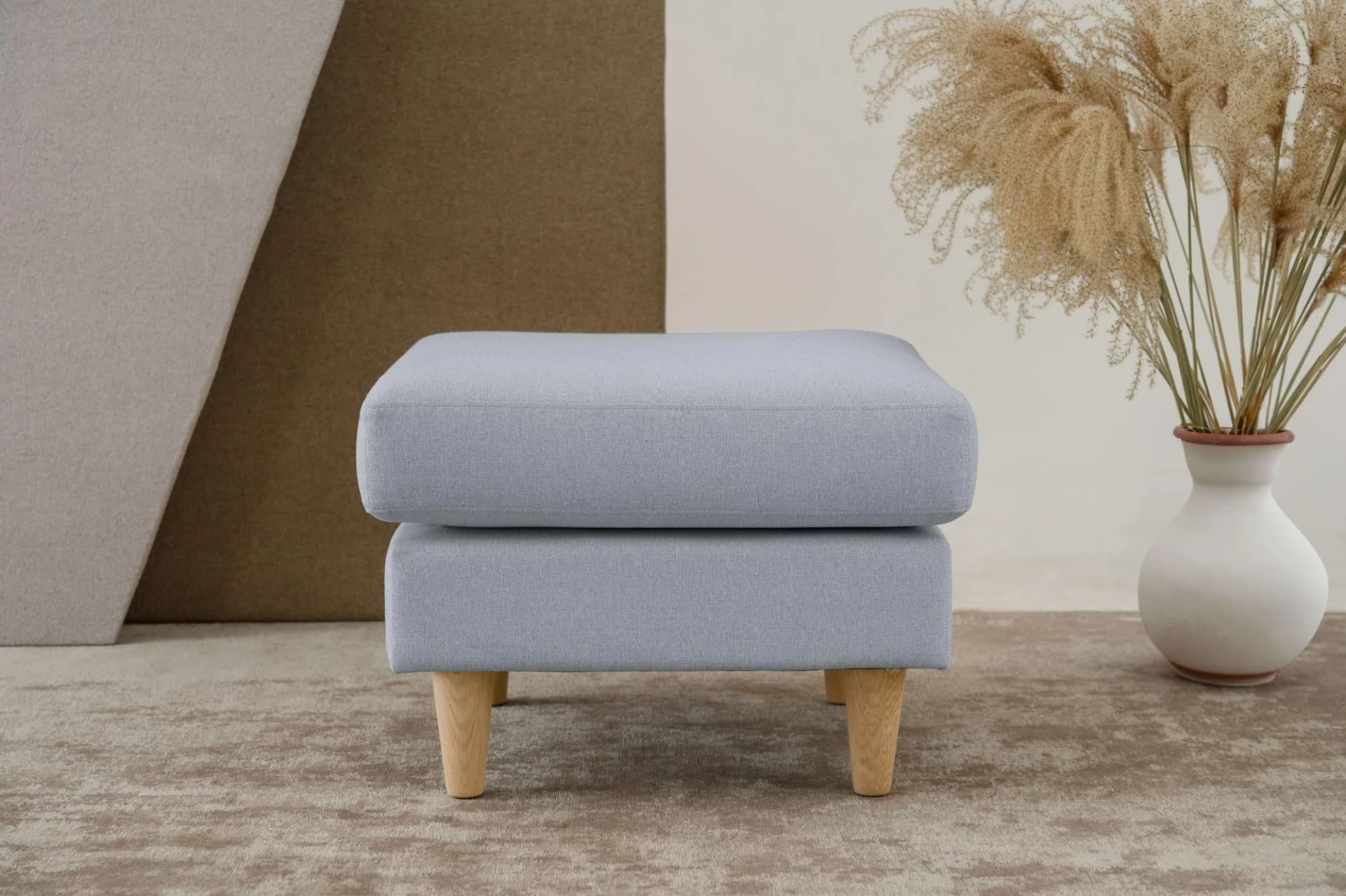 OTTO HOME Polsterhocker Tvinno Grau Skandinavisch