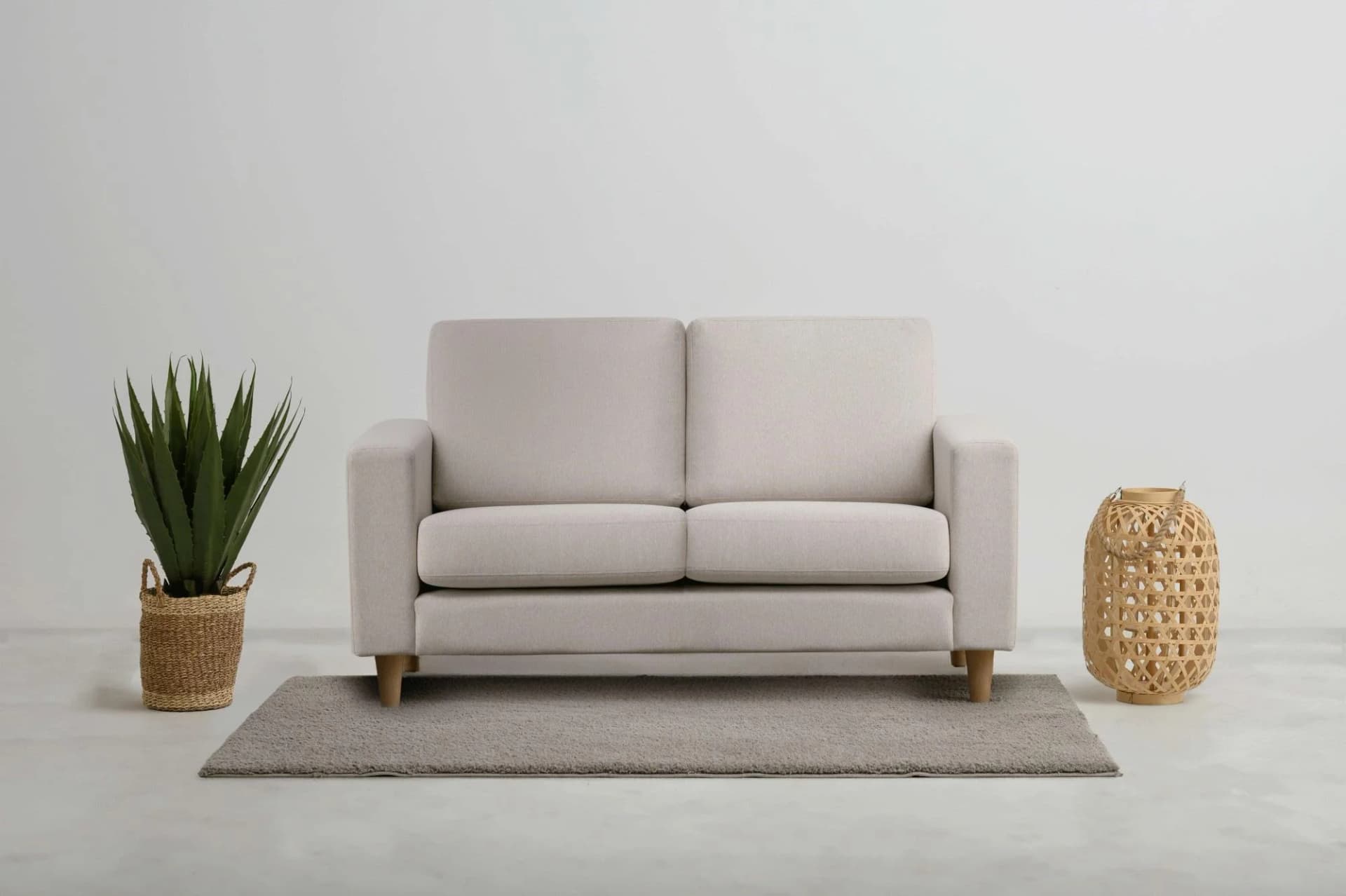 OTTO HOME Tvinno 2-Sitzer Sofa Beige Skandinavisch