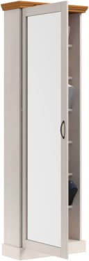 OTTO HOME Schuhschrank Selma Weiß Massivholz Spiegel Bild 4