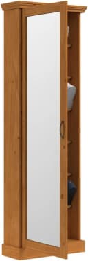 OTTO HOME Schuhschrank Selma Massivholz Spiegel Beige Bild 5