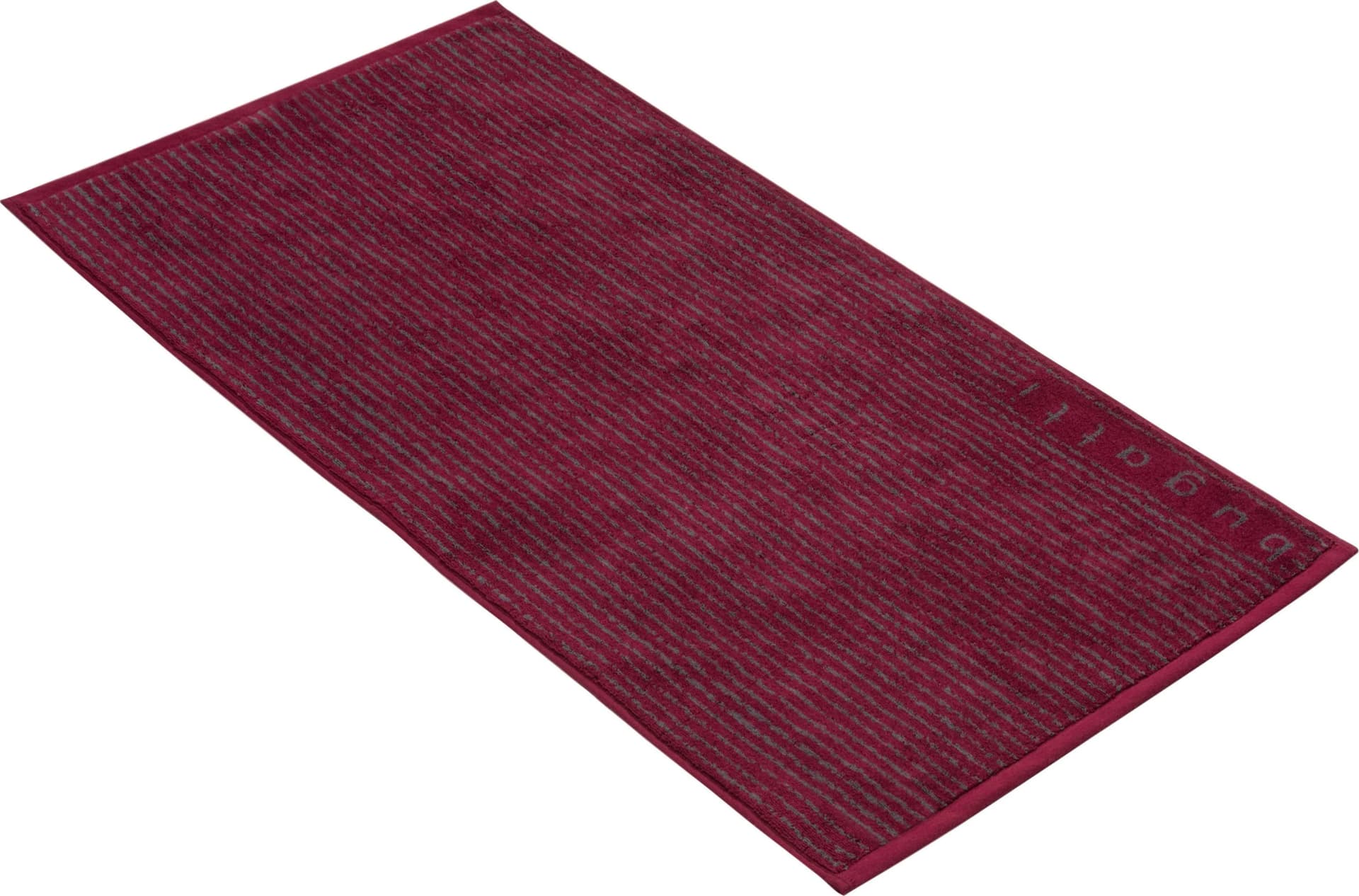 BUGATTI Handtuch-Set Tiago Burgundy 100% Baumwolle