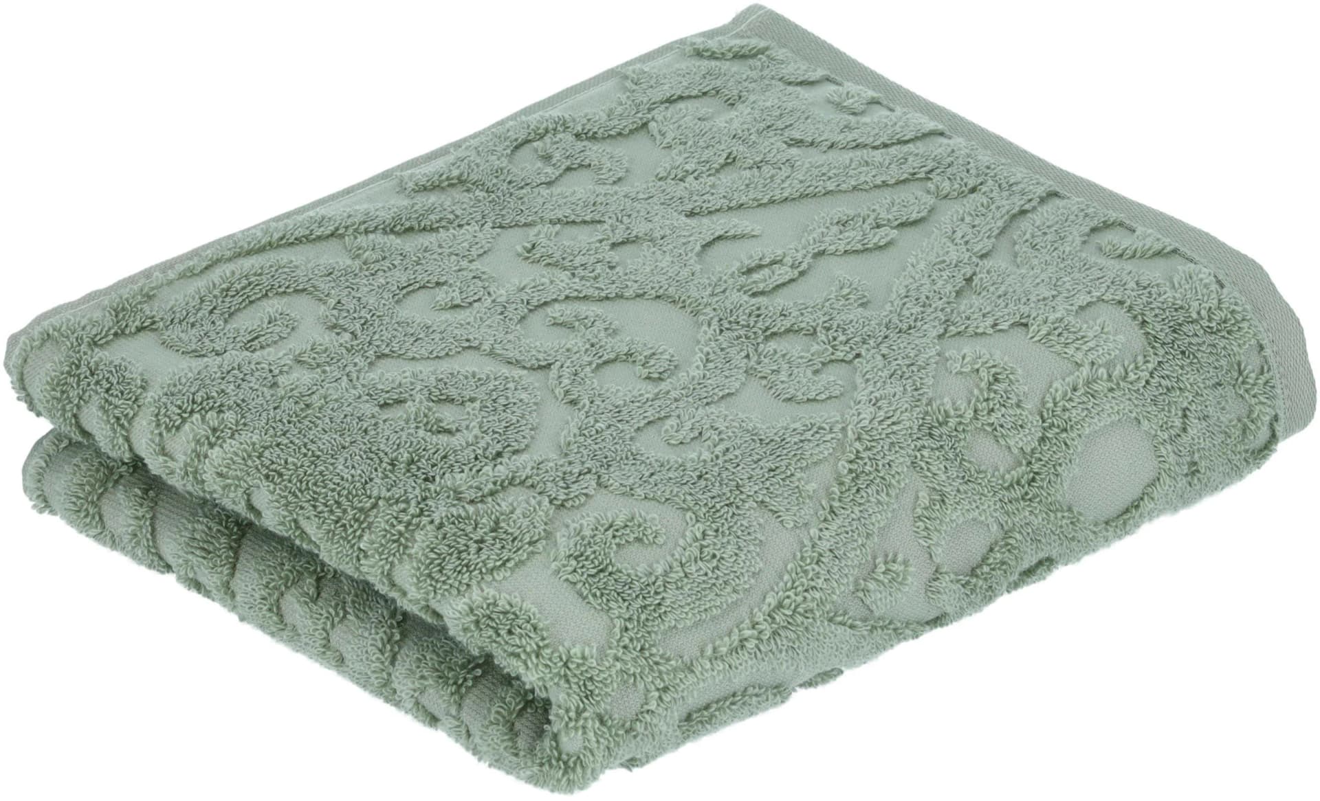 VOSSEN Fidelio Handtuch-Set Soft Grün 50x100cm Walkfrottier