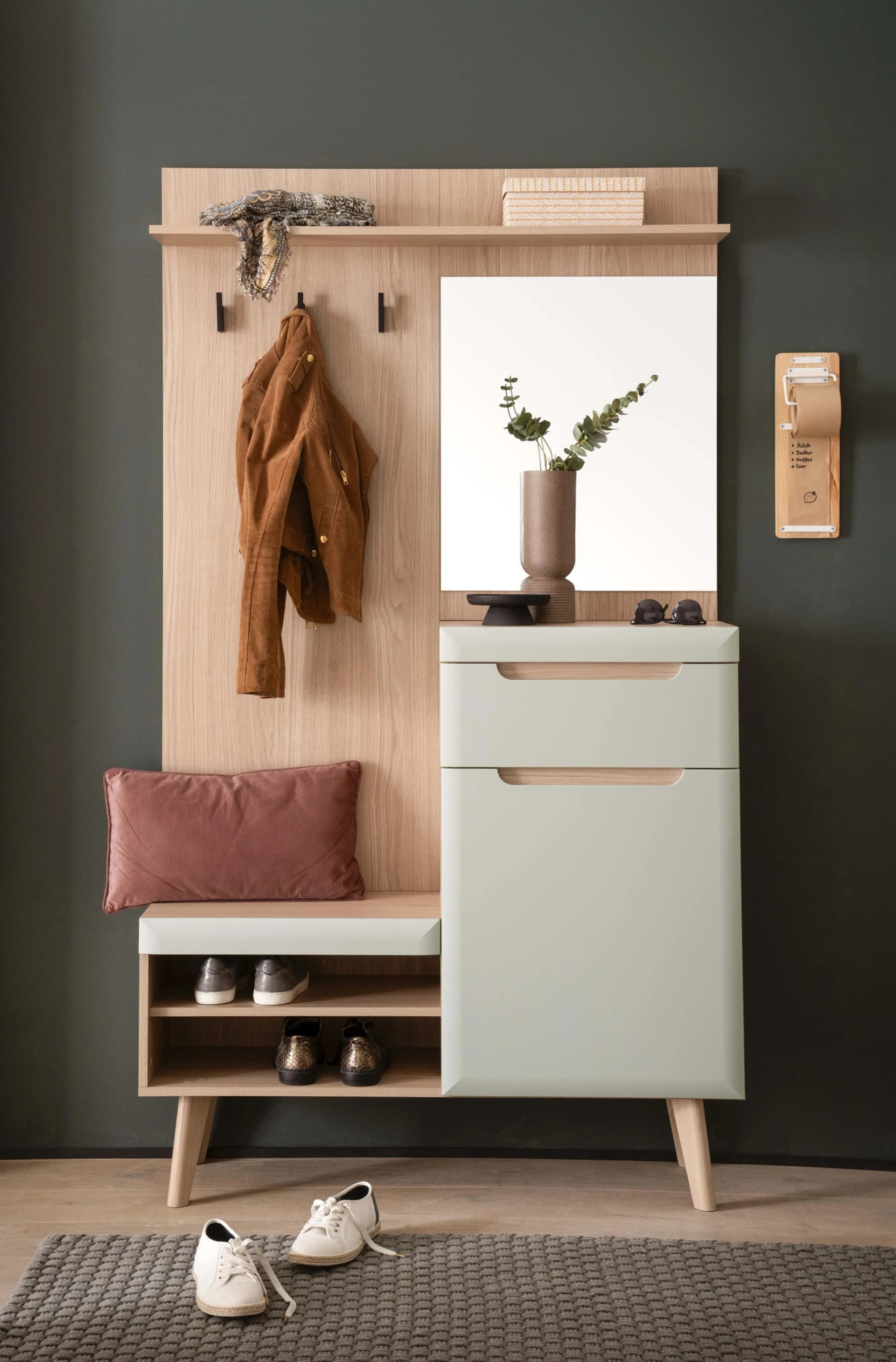 Home Affaire Kompaktgarderobe Torge Scandic Design Grün