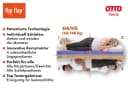OTTO HOME Flipper Hybridschaum-Matratze Wendematratze Weiß/Blau Bild 3