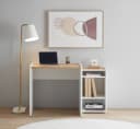 HOME AFFAIRE CiTY/GiRON Schreibtisch Weiß Eiche Dekor Modern Bild 2