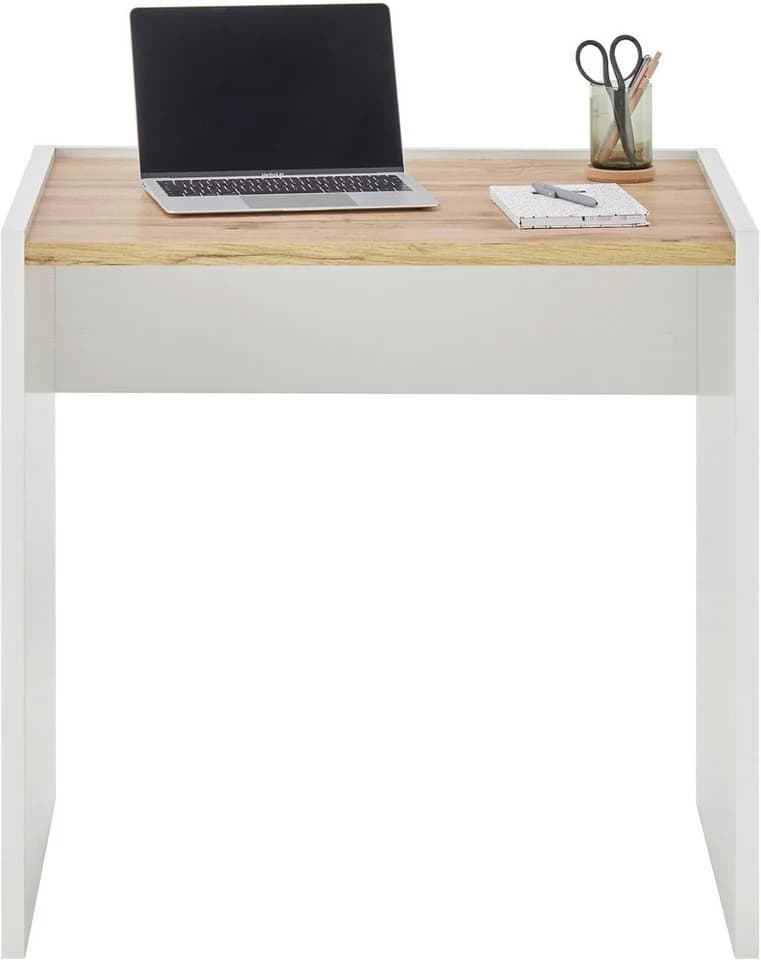 HOME AFFAIRE CiTY/GiRON Schreibtisch Weiß Eiche Dekor Modern - Bild 4
