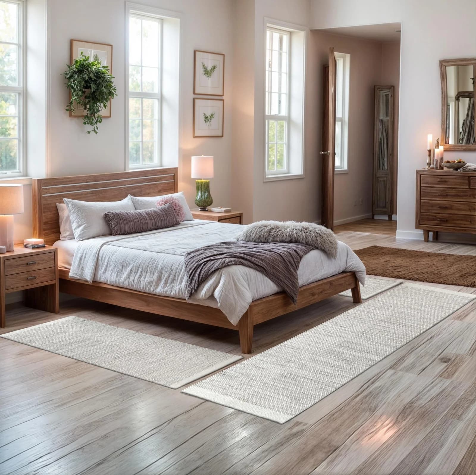Bettumrandung OTTO HOME Woolscape Beige Grau 100% Wolle