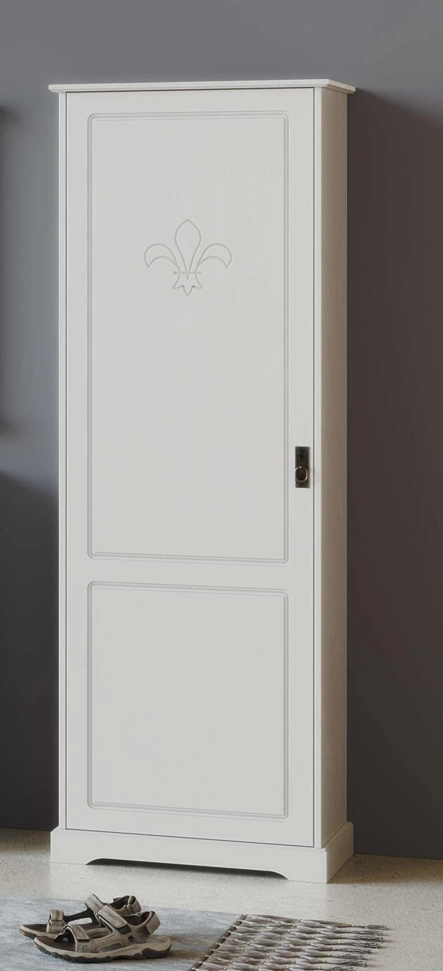 OTTO HOME Garderobenschrank Lilie Weiß Massivholz