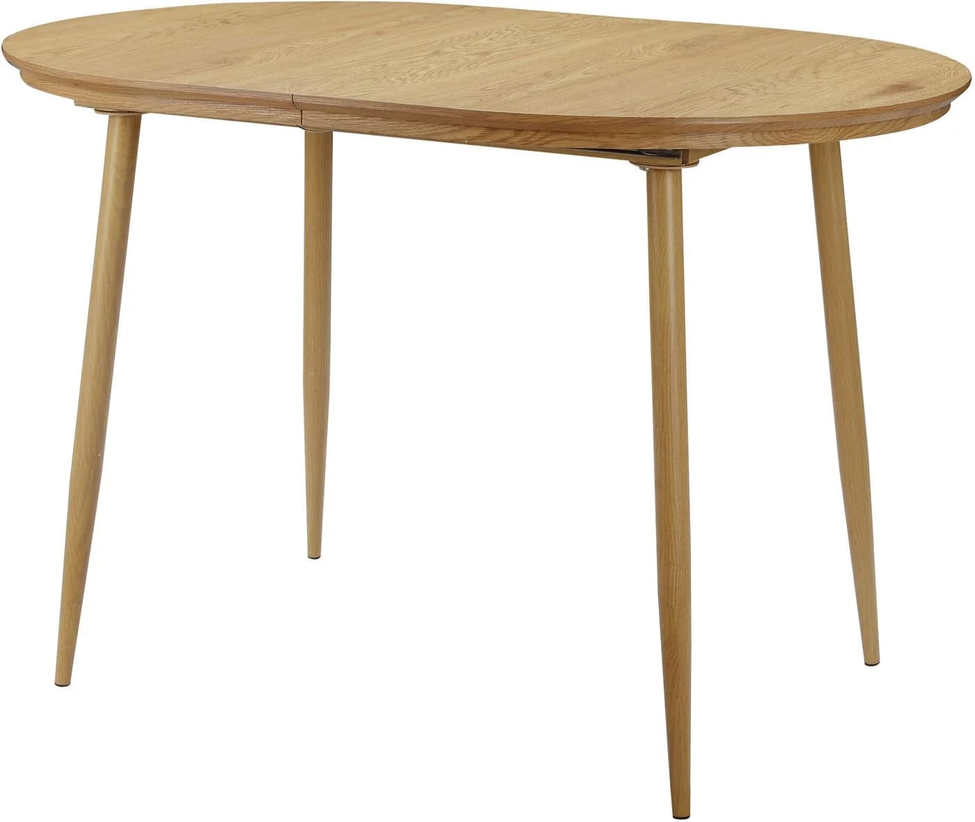 Home affaire Esstisch Belleville ausziehbar Eichefarben MDF Metall
