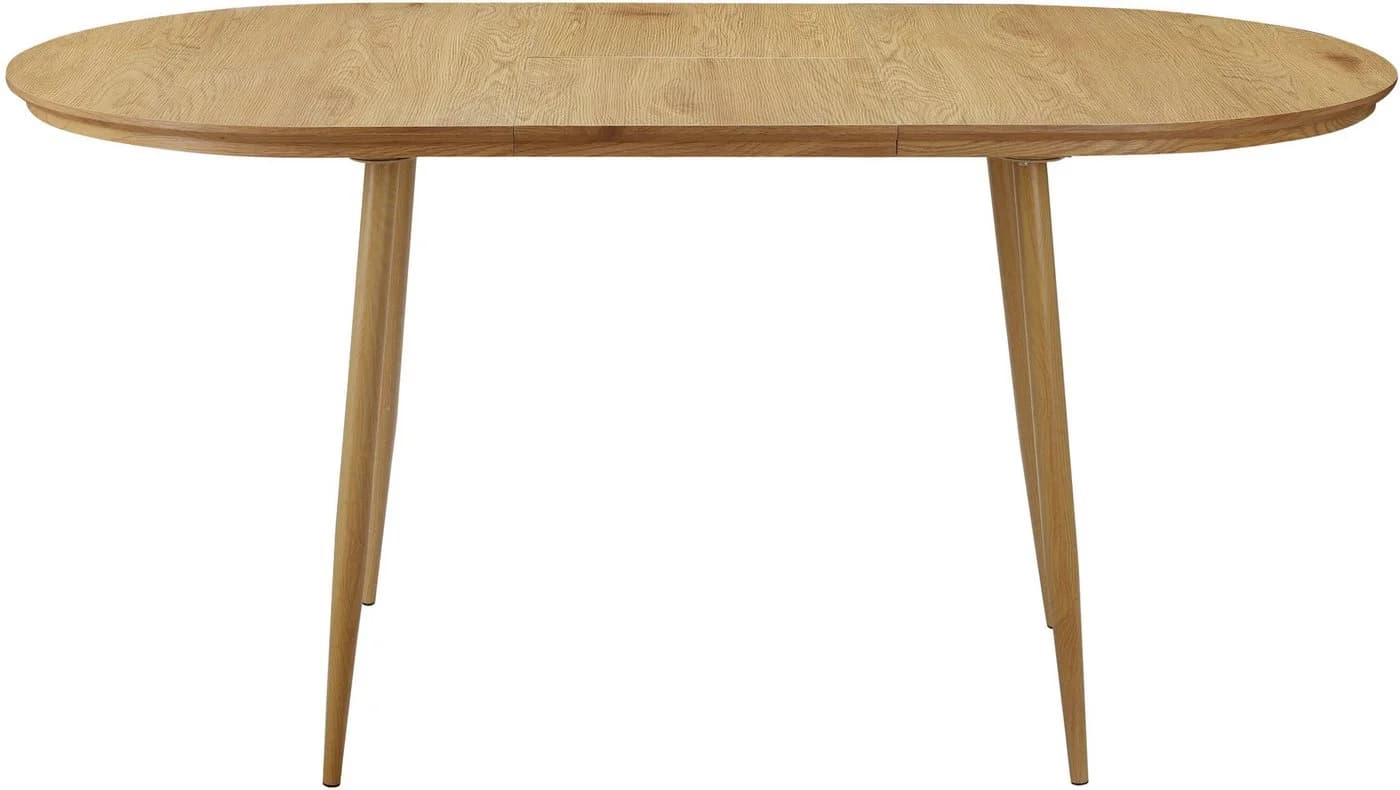 Home affaire Esstisch Belleville ausziehbar Eichefarben MDF Metall - Bild 5