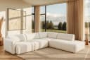 HOME AFFAIRE Ecksofa Myrland L-Form Beige Chenille Easy Clean Bild 2