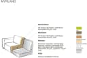 HOME AFFAIRE Ecksofa Myrland L-Form Beige Chenille Easy Clean Bild 4