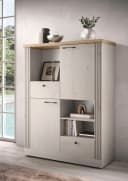 OTTO HOME Highboard Country Landhausstil Beige Braun Bild 1