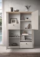 OTTO HOME Highboard Country Landhausstil Beige Braun Bild 3