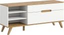 HOME AFFAIRE Lowboard Alesund Weiß Nox Oak 140cm Bild 1