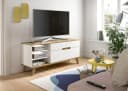 HOME AFFAIRE Lowboard Alesund Weiß Nox Oak 140cm Bild 2