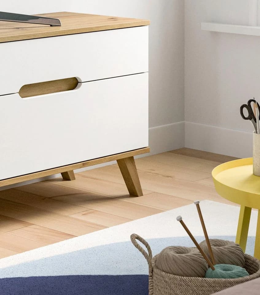 HOME AFFAIRE Lowboard Alesund Weiß Nox Oak 140cm - Bild 5