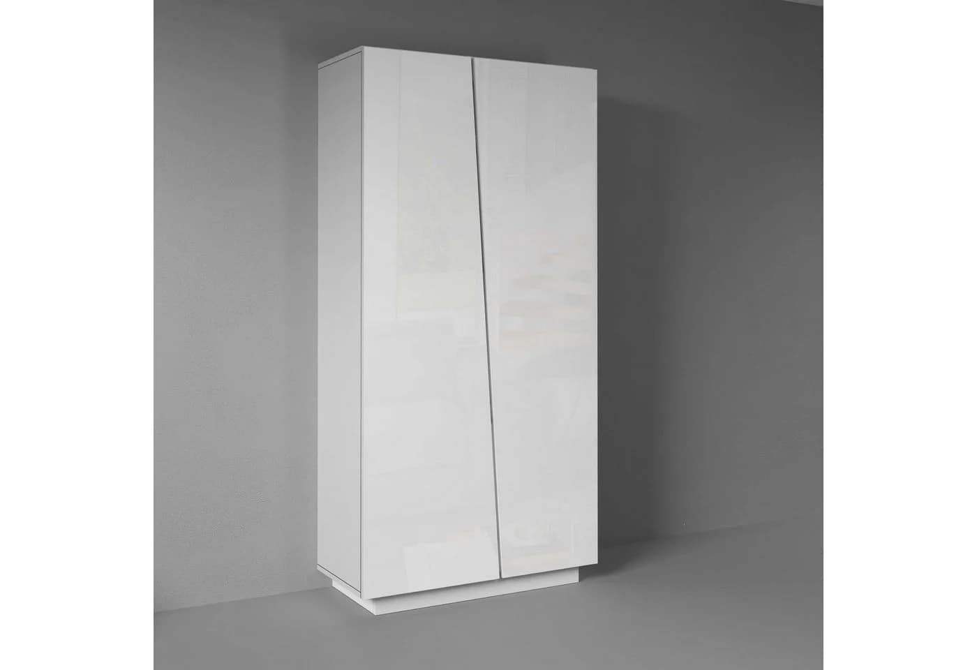 HOME AFFAIRE Aktenschrank Vega Weiß Hochglanz 2 Türen - Bild 3