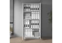 HOME AFFAIRE Aktenschrank Vega Weiß Hochglanz 2 Türen Bild 5
