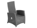 KONIFERA Garten-Essgruppe New Paris 25-tlg. Dunkelgrau Aluminium Polyrattan Bild 4