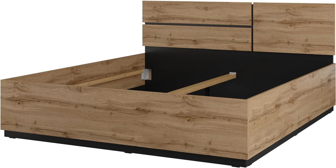 OTTO HOME Cross Bettrahmen Modern Braun Schwarz - Bild 3