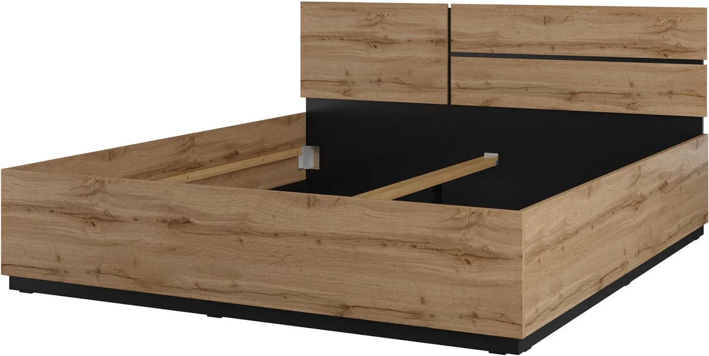 OTTO HOME Cross Bettrahmen Modern Braun Schwarz - Bild 4