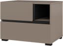 OTTO HOME Nachtkommode Cross Modern Grifflos Braun 55cm Bild 1