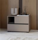 OTTO HOME Nachtkommode Cross Modern Grifflos Braun 55cm Bild 2
