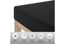 OTTO HOME Spannbettlaken Desner Schwarz Mikrofaser 180x200 Bild 1